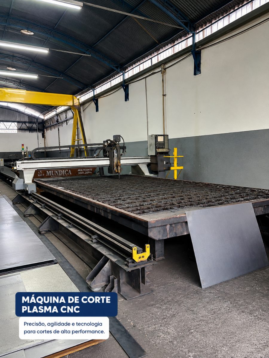 Máquina de corte plasma CNC